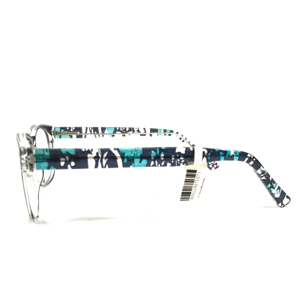 Parade Eyeglasses Frames Q-Series 1807 BLUE Clear Square Full Rim 52-17-150